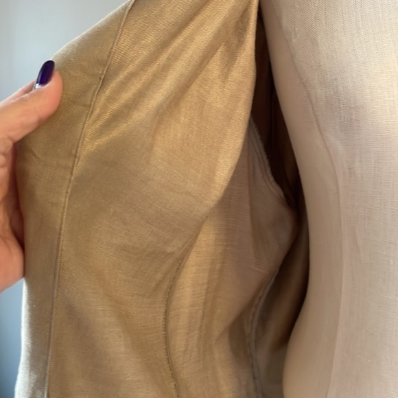 NWT LANE BRYANT Lightweight drape jacket / open cardigan STRETCH LINEN size 22 - Picture 5 of 13